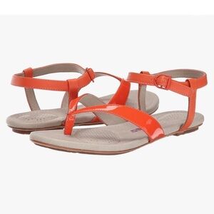 Tsubo Bellah Thong Sandal Orange Terracotta Size 8/39